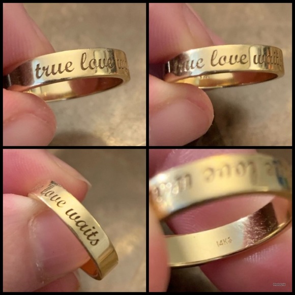 Jewelry - BRAND NEW 14K GOLD PROMISE RING SIZE 7